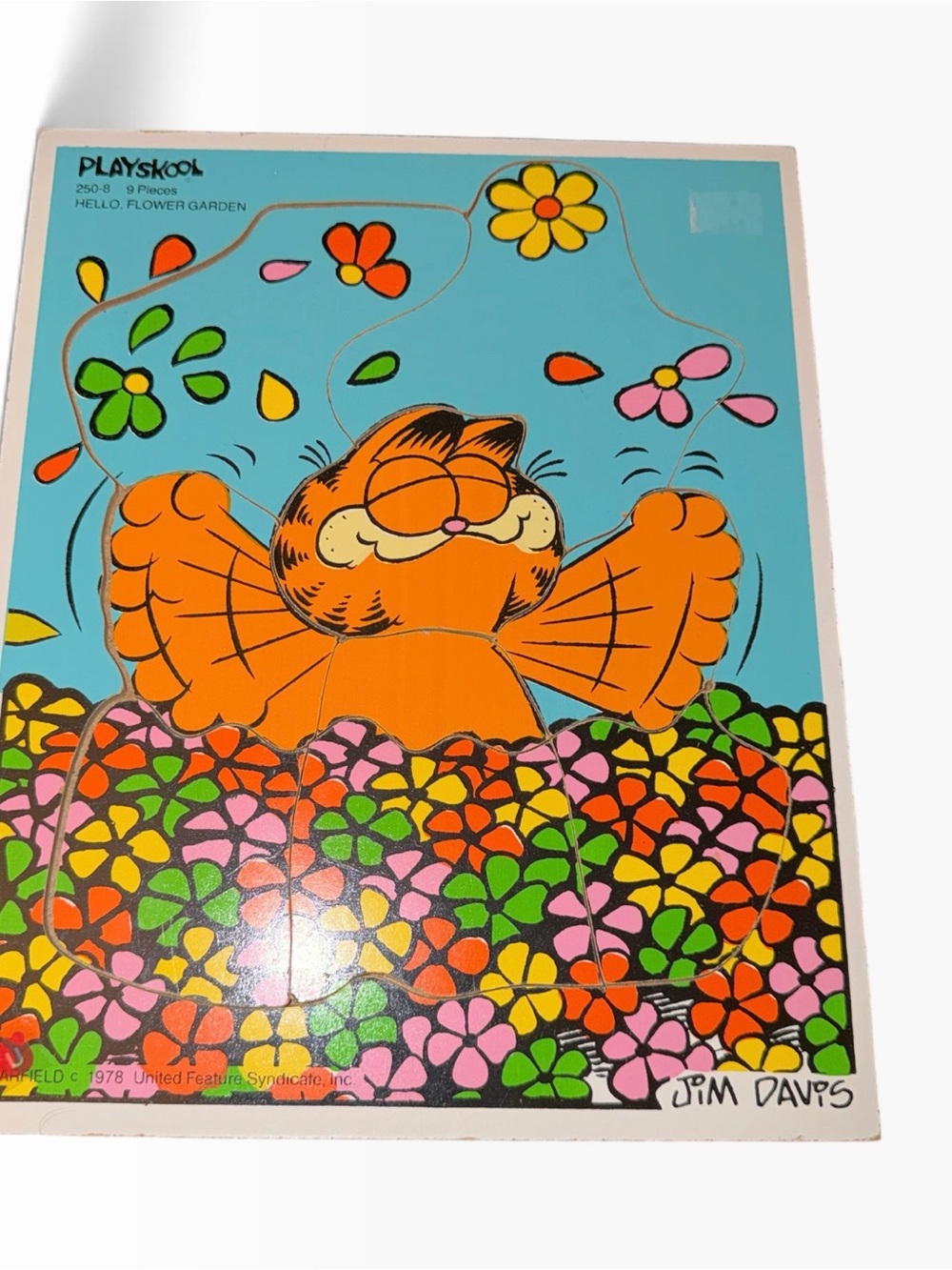 Playskool Garfield Hello Flower Garden Puzzle